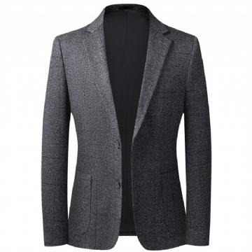 2022 Syksy Talvi Miesten Rento Puku Takki Keski-ikäiset Business Casual Yksinkertaiset Miehet