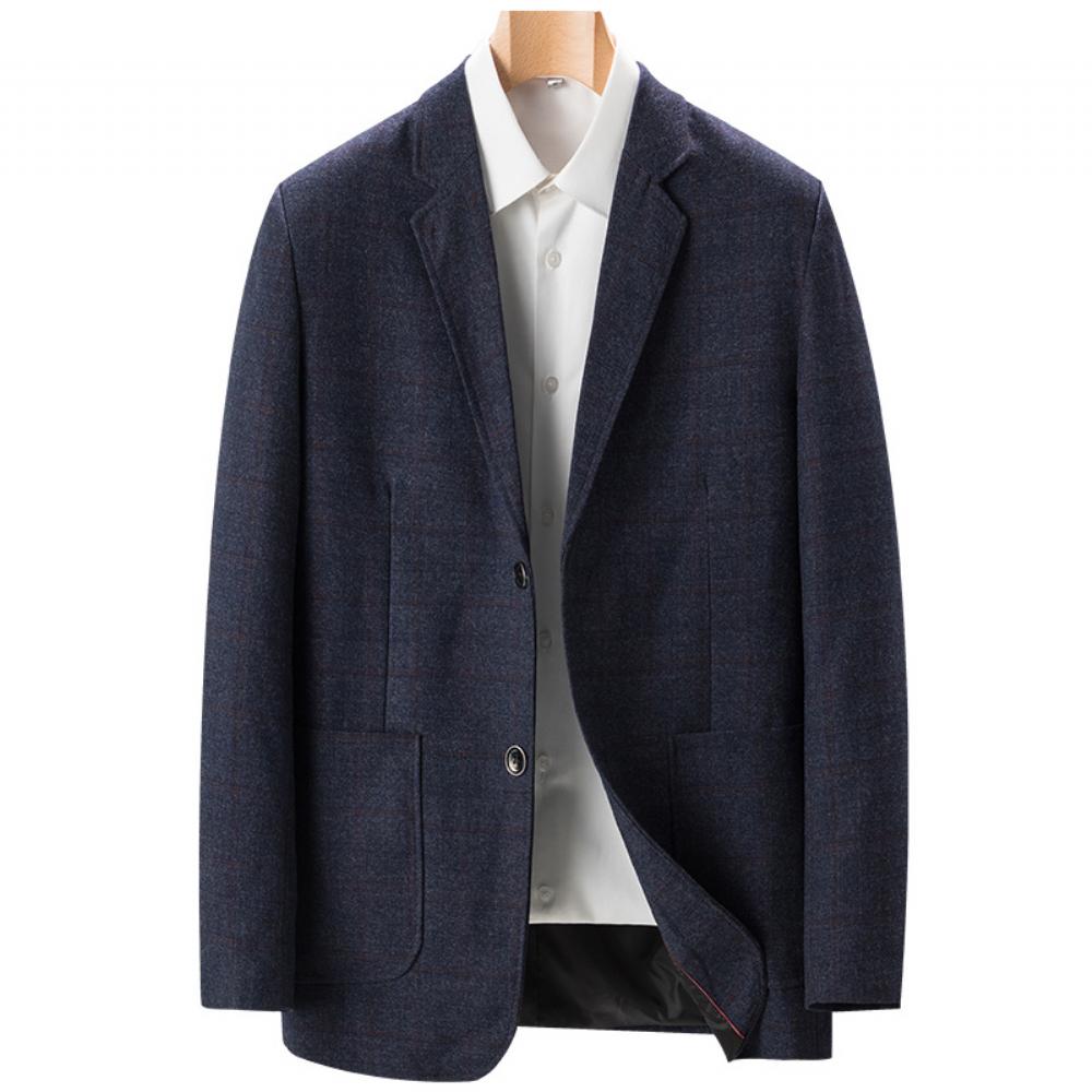 Kevät Syyspuku Takki Miesten Business Casual Nuorten Puku Toppi Slim