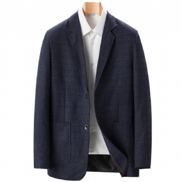 Kevät Syyspuku Takki Miesten Business Casual Nuorten Puku Toppi Slim