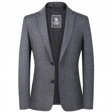 Syksy Talvi Uusi Miesten Business Casual Yksinkertainen Puku Takki Nuorten Keski-ikäisten Slim