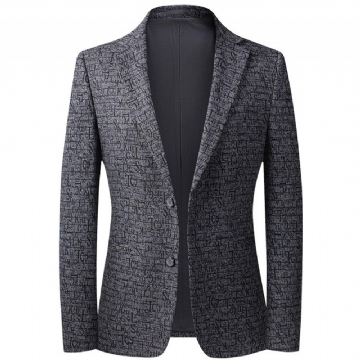 Syksyllä Talvella Neulotut Joustavat Jacquard Miesten Puvut Nuorten Keski-ikäisten Trendi Casual Miehille