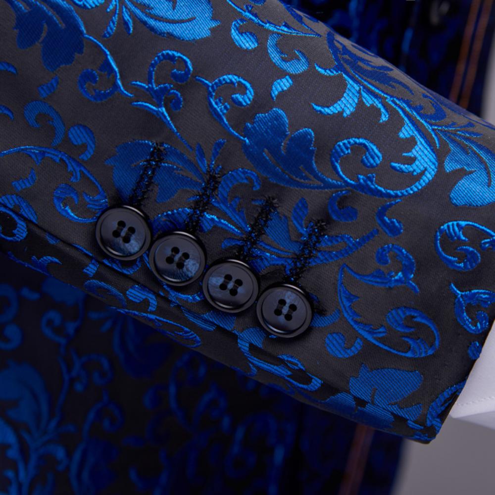 Syksyn Talven Muoti Tyyli Jacquard Miesten Puku Isokokoinen Mekko