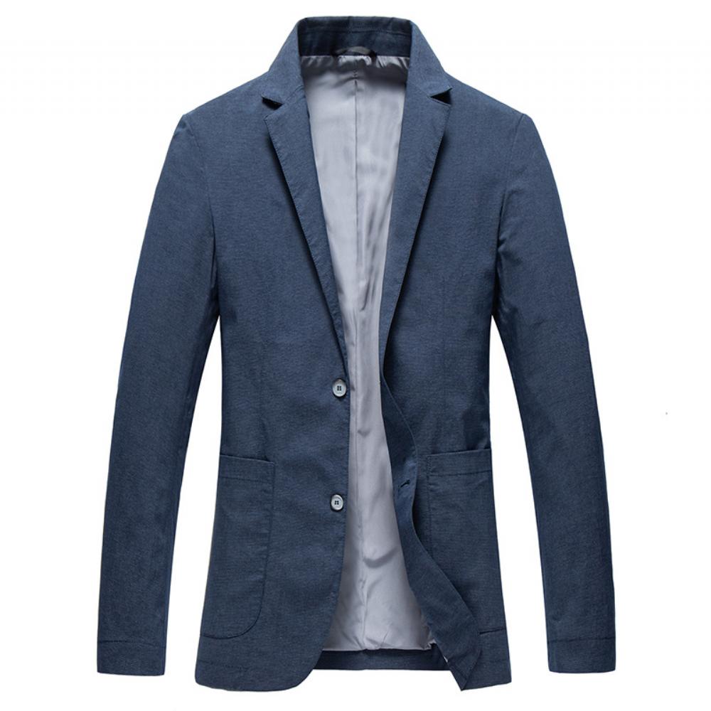 Takki Miesten Kevät Rento Puku Slim Fit Kevyt Top Trendikäs