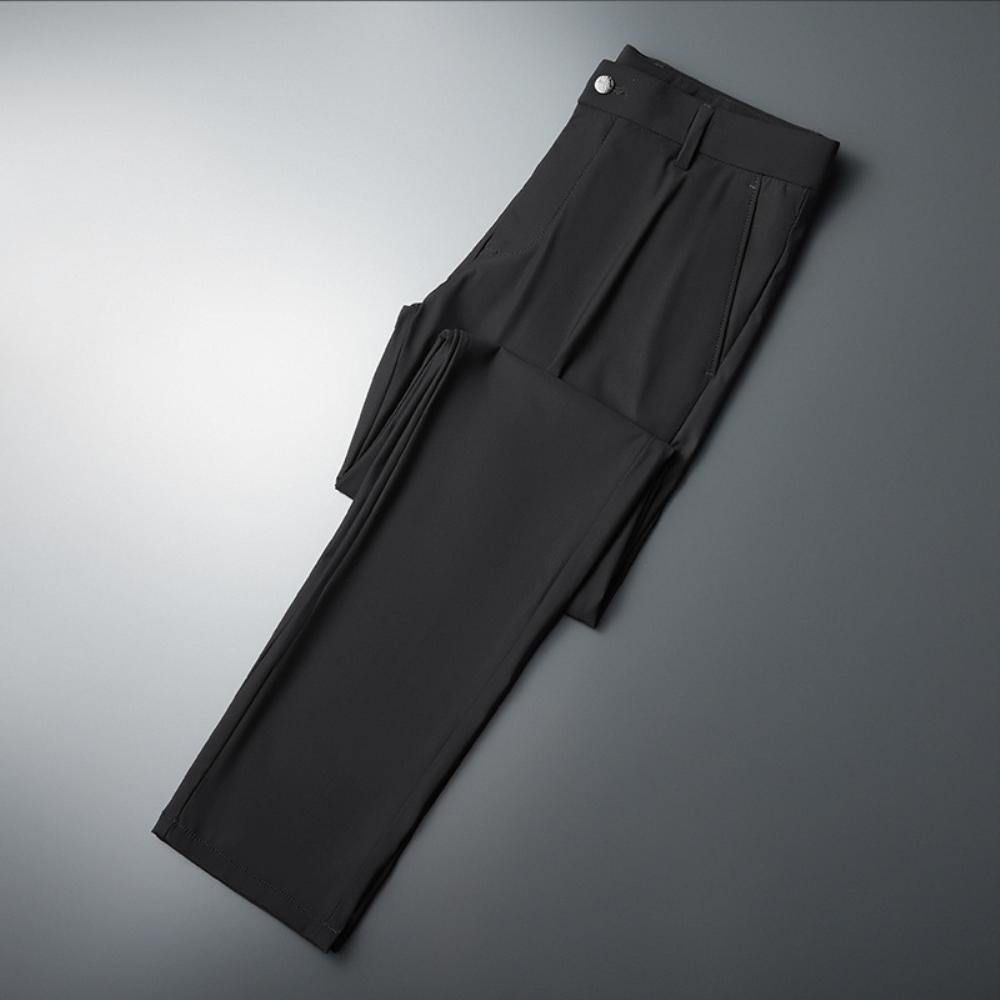 Kesäpuku Housut Drape Miesten 2022 Jääsilkki Suora Putki Silitysrauta Business Casual Vaatteet