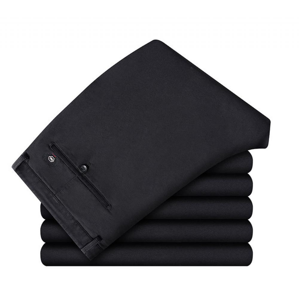 Syksy 2023 Miesten Plus-koon Business Casual Suorat Housut Työhousut