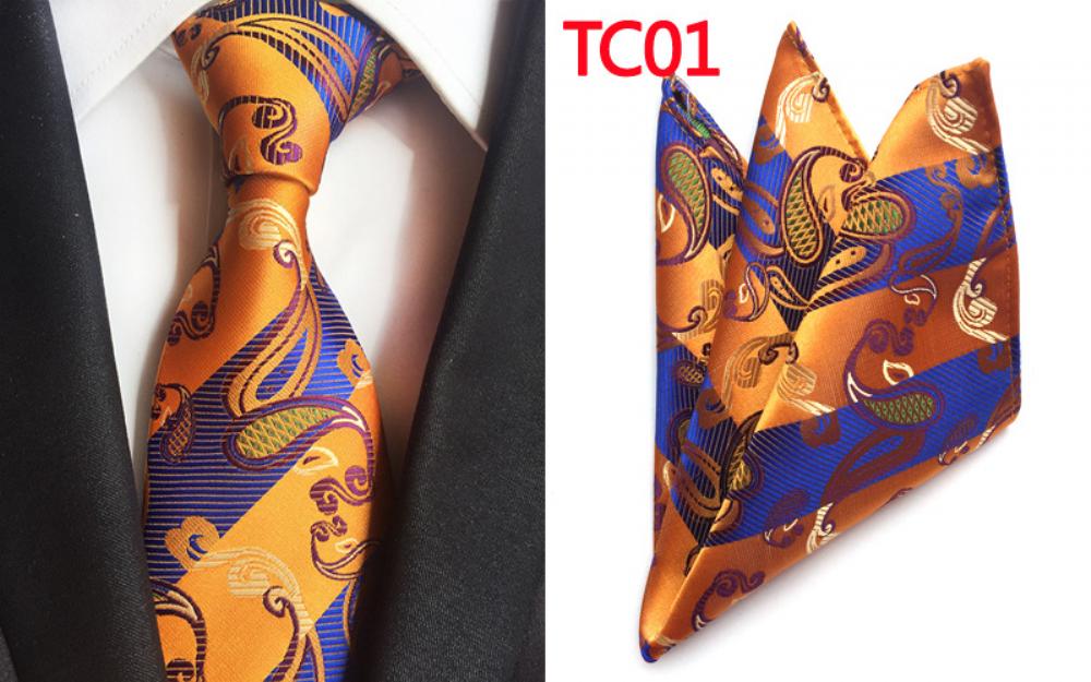 8 cm:n Miesten Solmio Pocket Square Setti
