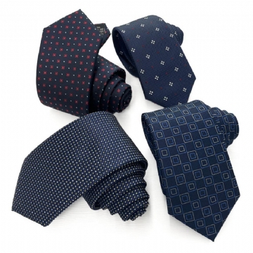 Polyesteri Red Dot Tie Print Miesten Solmio