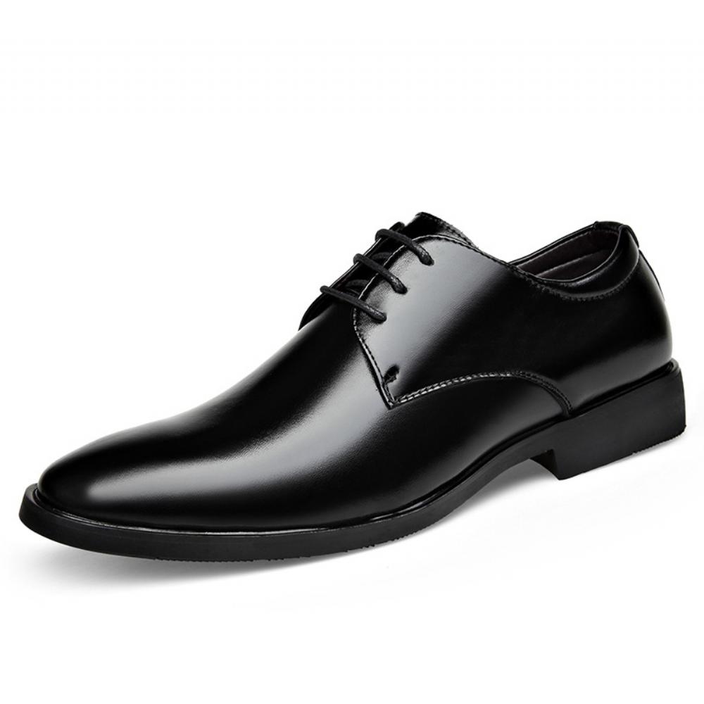 Muodolliset Nahkakengät Miesten Nahka Brittiläinen Teräväkärkinen Trendi Business Casual Kengät Pehmeäpohjaiset Pehmeäpintaiset